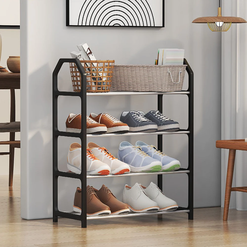4 Floor Assembly Simple Creative Home Shoe Rack Dormitory Door Storage Rack Storage Shoe Multifunctional Cabinet Home Supplies