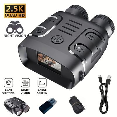 TEMU 10x Digital Night Vision Scopes For Hunting, Infrared Binoculars With 2.5k Cmos Sensor, 2.4