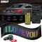 Car LED Sign Bluetooth APP LED Matrix Pixel Panel Night Light DIY Programmable Flexible LED Display For Car Store Hotel Bar