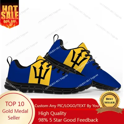 Barbados Flag Sports Shoes Mens Womens Teenager Kids Children Sneakers Barbados Casual Custom High Quality Couple Shoes
