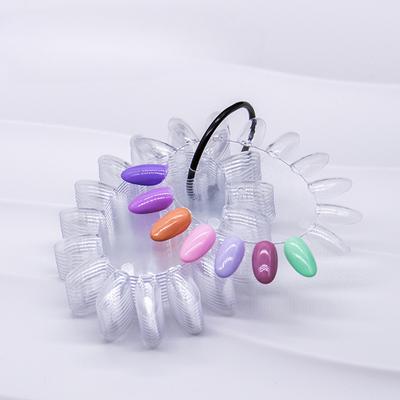 TEMU 160pcs Nail Palette Set, Detachable Practice Tips, Oval Display Board, Polish Glue, Unscented, For Nail Salon & Home Manicure Tools Image