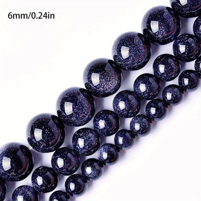 "TEMU Diy 15" Strand 4 6 8 10 12 Mm Pick Size Natural Stone Round Loose Beads Fashion For Needlework Bracelet Necklace Jewelry Making" Image