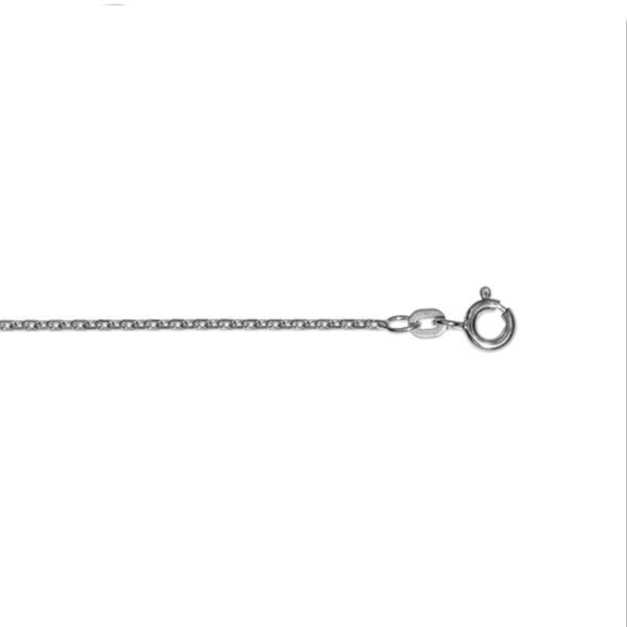 Goldkette ONE ELEMENT "Halskette Rundankerkette aus 333 Weißgold Ø 1,7 mm" Gr. 50, silber, Halsketten, Damen, 50, Gold Weißgold 333, Gold, Weißgold 333, Goldkette, Sorgfältig verarbeitet – langlebig & angenehm im Alltag