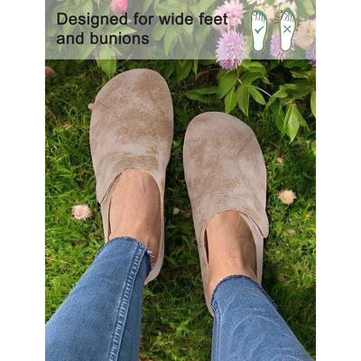 Slip-On Shoes for Wide Feet with Soft Upper, Comfortable Design for Bunions, Casual Wear for Everyday Comfort