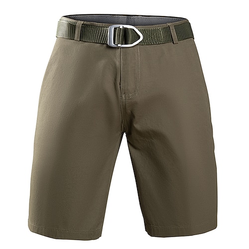 Herren Shorts Kurze Hosen Kleid-Shorts Sommer-Shorts Arbeitsshorts Kurze Golfhosen Knopf Multi Pocket Glatt Komfort tragbar Knielänge Outdoor Sport Täglich Modisch Brautkleider schlicht Schwarz Braun Image