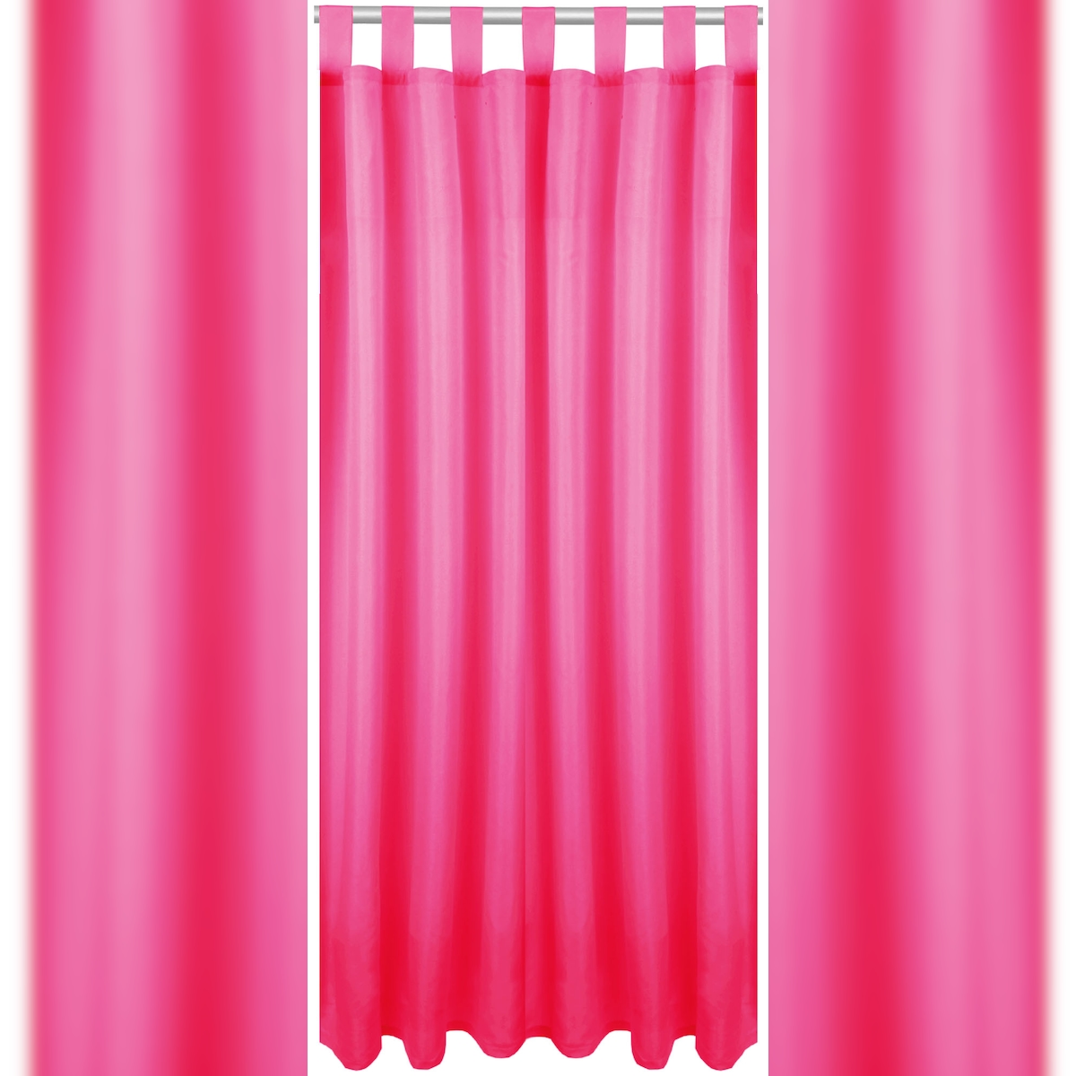 Bestlivings Dekoschal Ellen Schlaufen, 140x225 cm - Pink Image