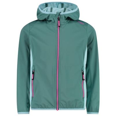 CMP - Girl's Jacket Fix Hood Light Softshell - Softshelljacke Gr 152 türkis Image