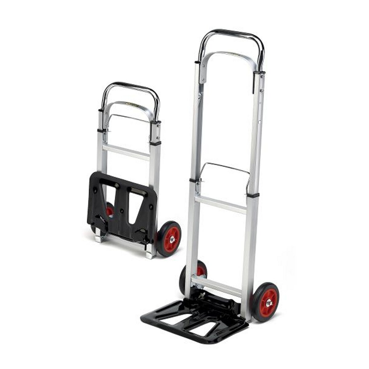 Baumarktplus Aluminium Sackkarre klappbar 90kg Traglast Transportkarre Stapelkarre Handkarre Karre Image