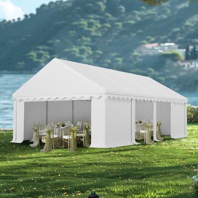 20' x 40' Large Patio Wedding Party Tent with 12 Removable Sidewalls Outdoor Gazebo Event Shelter Canopy with Carry Bags