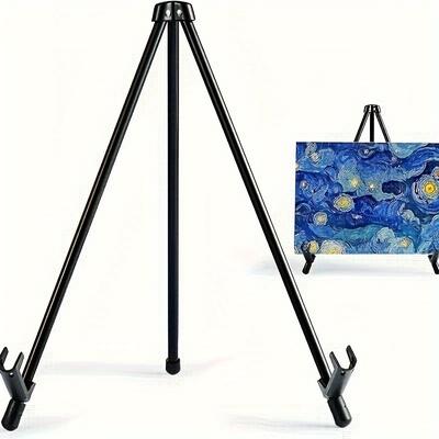 TEMU 95 New 14'' Tabletop Instant Display Easel, Table Top Easels For Display, Tripod For Canvas, Paintings, Signs, Posters