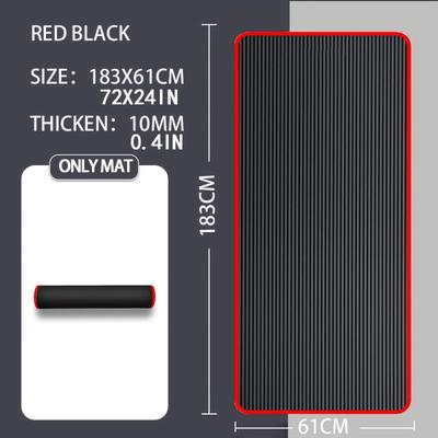 TEMU 1pc Of -sealed Yoga Fitness Mat Measuring 183*61*1cm, Ultra-, High-density, Tear-resistant Exercise Yoga Mat.