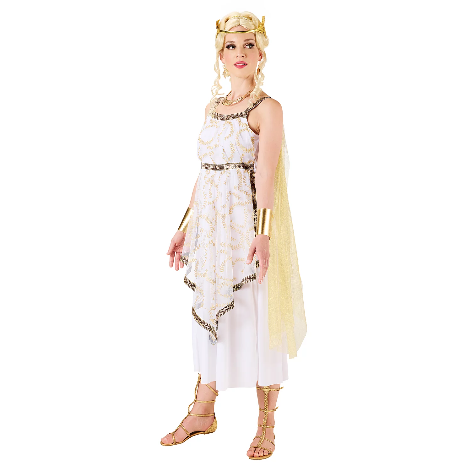 Déguisement "Grecque", blanc/doré
