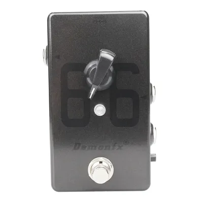 Demonfx 66 Boost Guitar Effect Pedal Clean, Amplifier Channel Switch, Based on Fortin 33 Boost, High