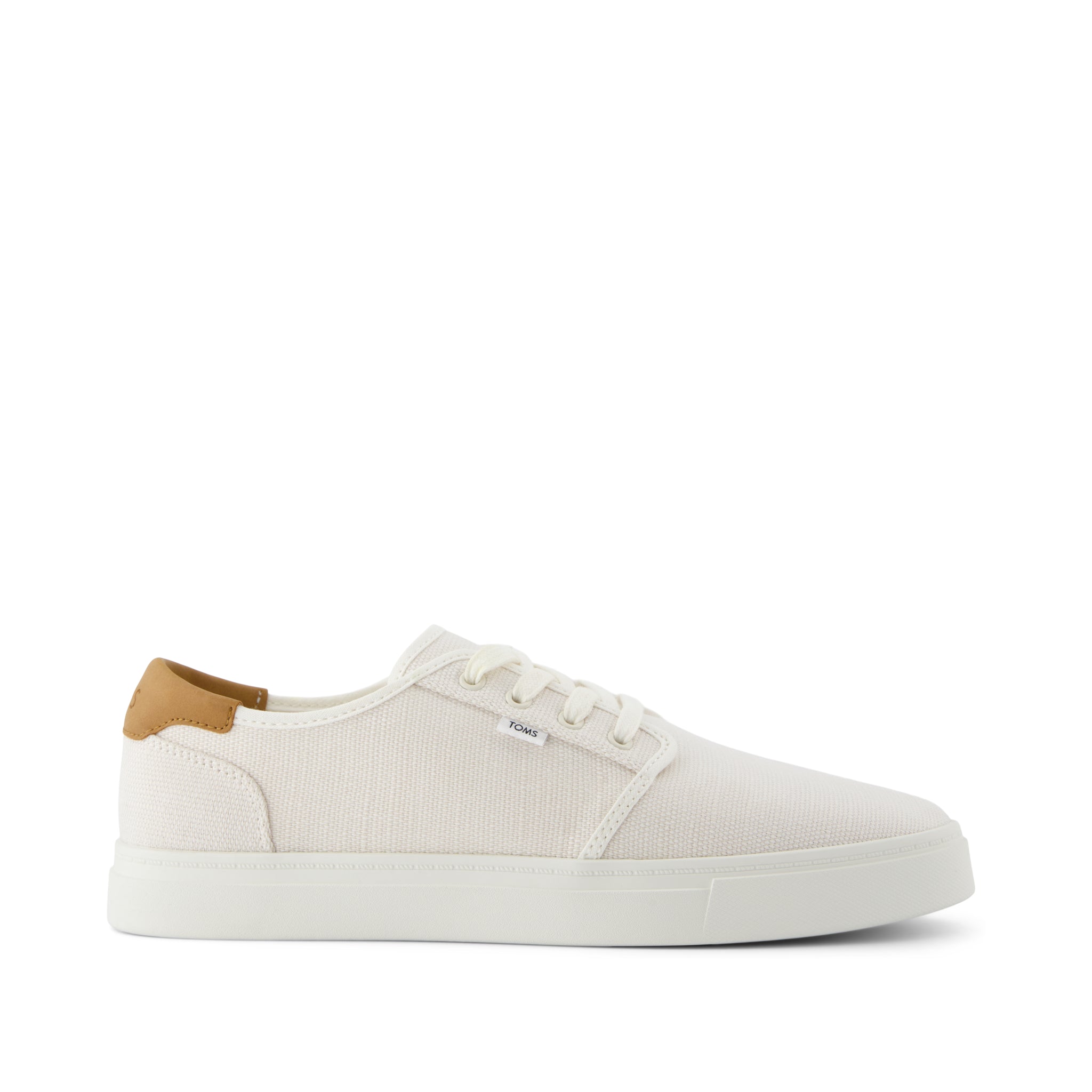 Men's Carlo 2.0 Legacy Canvas Lace Up Sneaker | White | Size 10.5 | TOMS Official Site - Shoes, Accessories, & Apparel