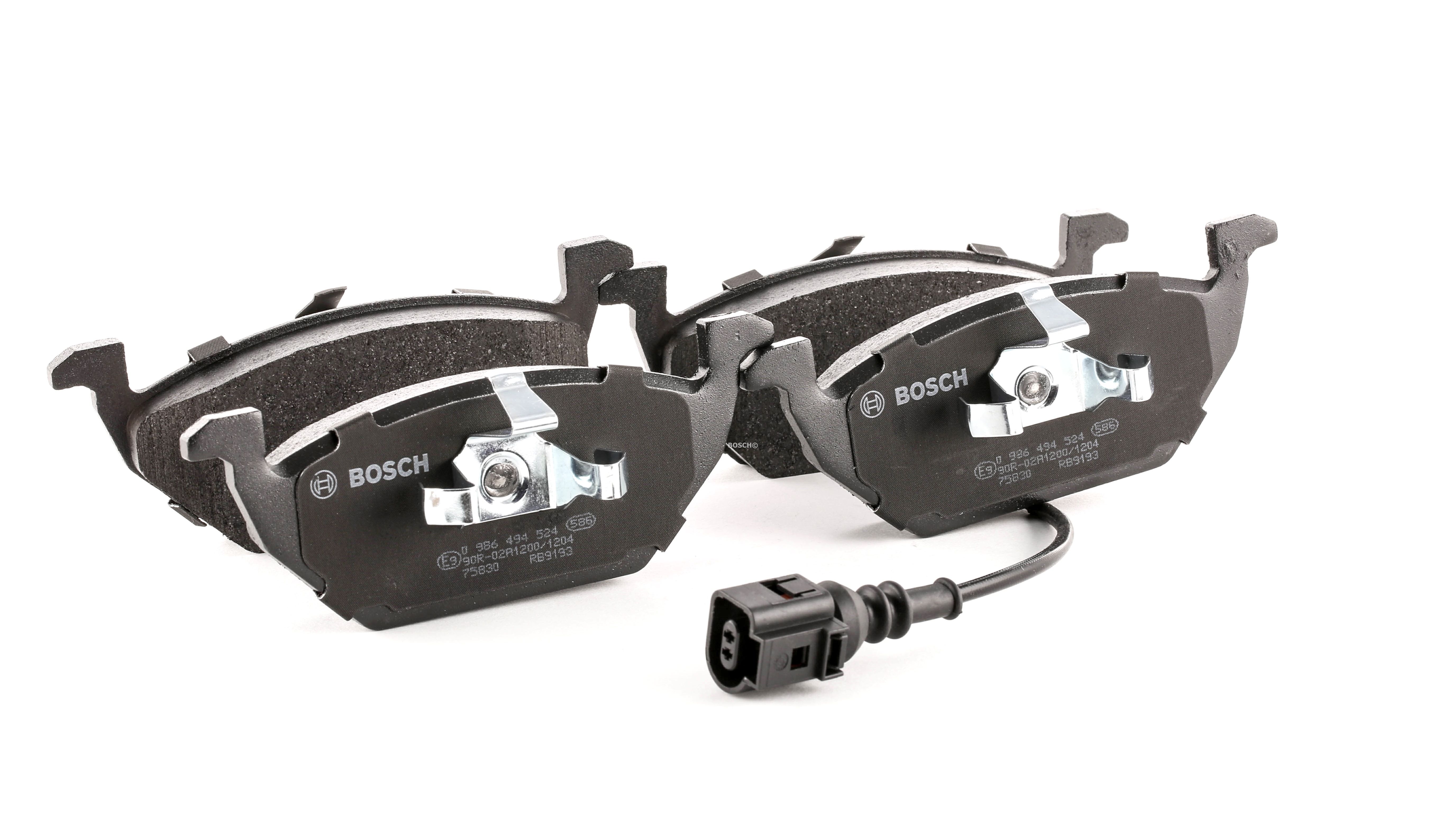 BOSCH Bremsbelagsatz VW,AUDI,SKODA 0 986 494 524 BP1445,E190R02A00180010,1K0698151F 1K0698151J,1J0698151D Image