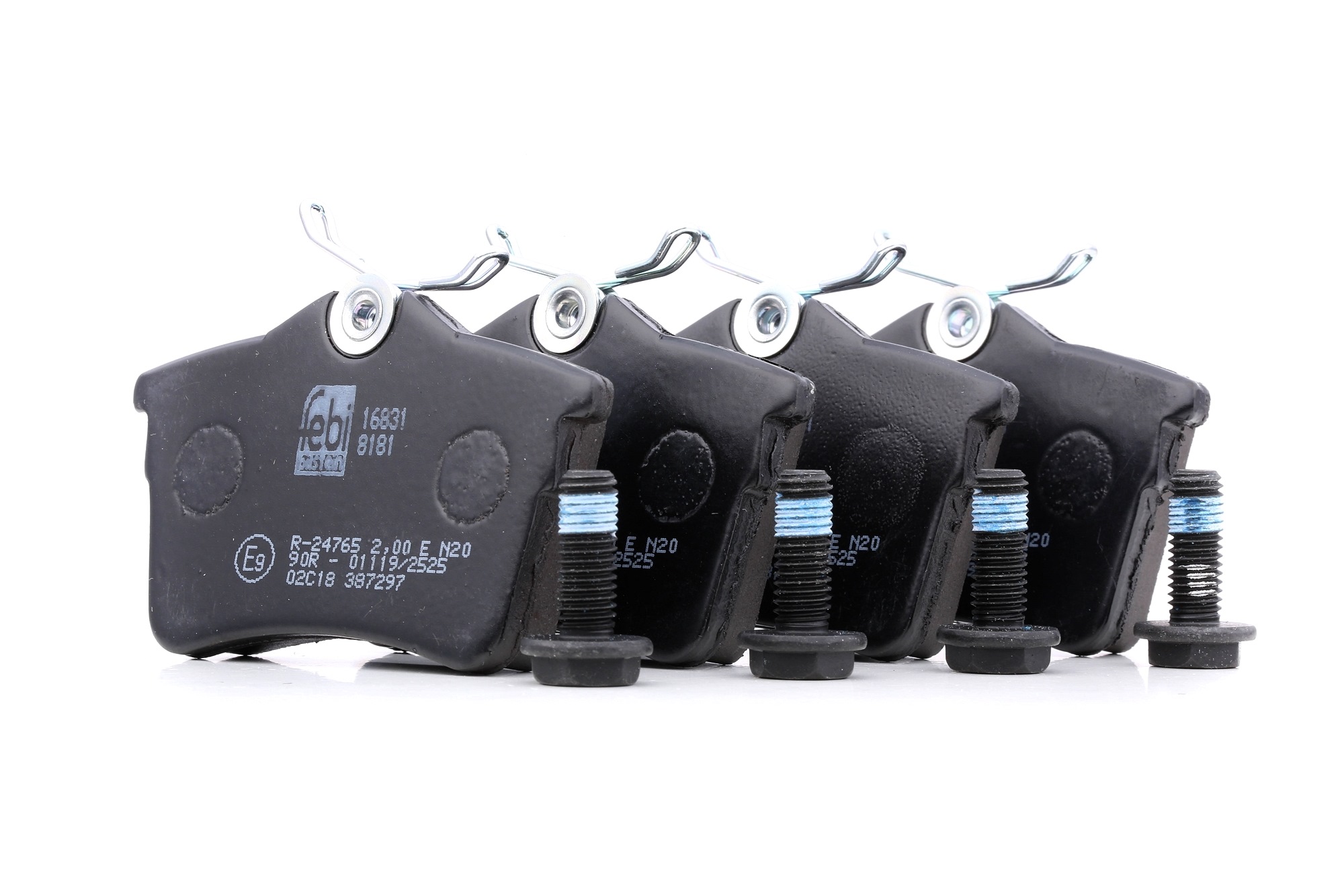 FEBI BILSTEIN Bremsbelagsatz PEUGEOT,CITROËN 16831 425429,1668247580,1608520480 1623063180,1623180680,425414,425415 Image