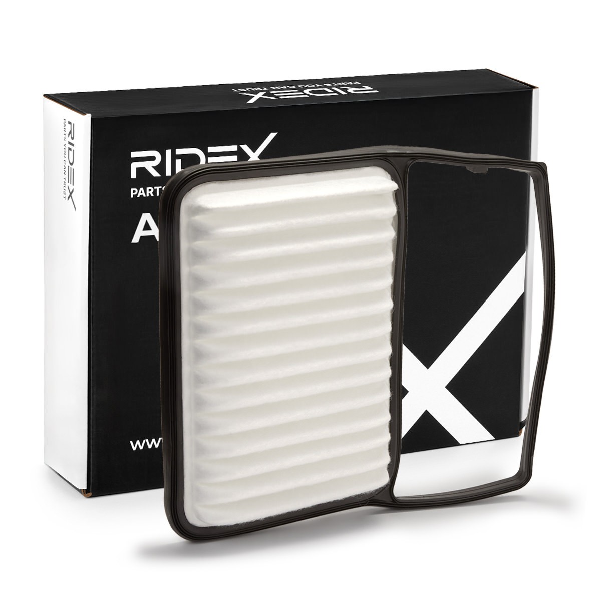 RIDEX Luftfilter TOYOTA,DAIHATSU 8A0243 TA1273,17801B1010 Motorluftfilter,Filter für Luft Image