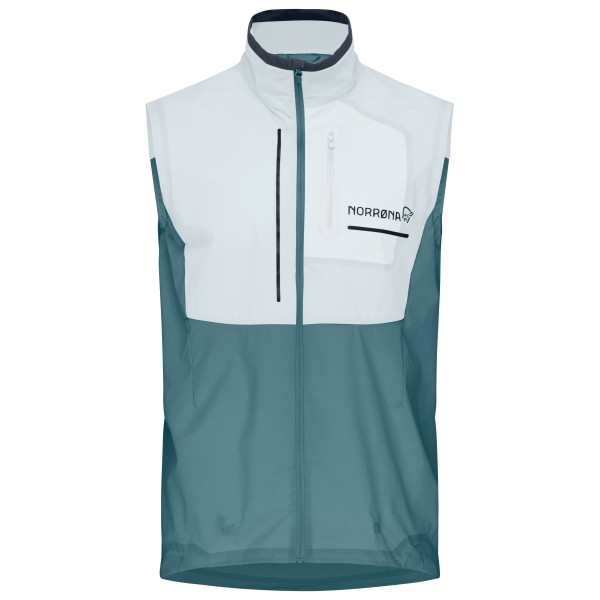 Norrøna - Senja Aero90 Vest - Laufweste Gr M türkis