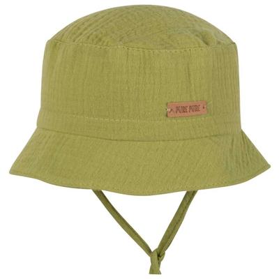 Pure Pure - Kid's Binde-Hut Mull - Hut Gr 47 cm oliv Image