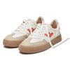 Sneaker FLAMINGOS LIFE "BURELA BOLD", Gr. 41, orange (papaya), Synthetik, Textil, sportlich, Schuhe, veganer Sneaker, Obermaterial aus 70% Maisresten