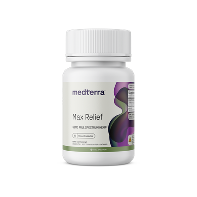 Max Relief Hemp Capsules, 50mg by Medterra