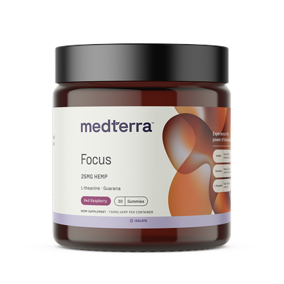 Focus Gummies Gummies Red Raspberry, 30 Count by Medterra