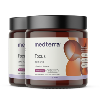 Focus Gummies Gummies Red Raspberry, 60 Count by Medterra