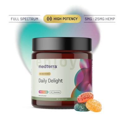 Daily Delight Gummies [Subscription], Multi-Flavored, 5mg, 40 Count by Medterra
