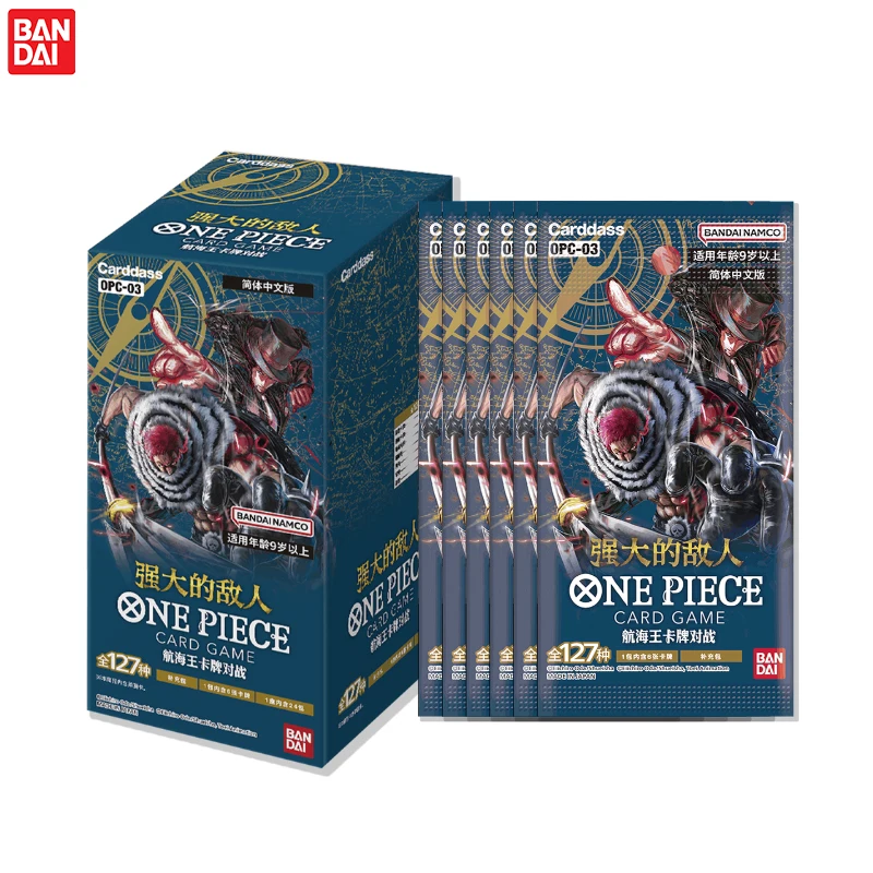 Bandai namco entertain ment einteiliges kartenspiel mächtige feinde tcg: op03 säulen der kraft booster pack (box) japanisch Image