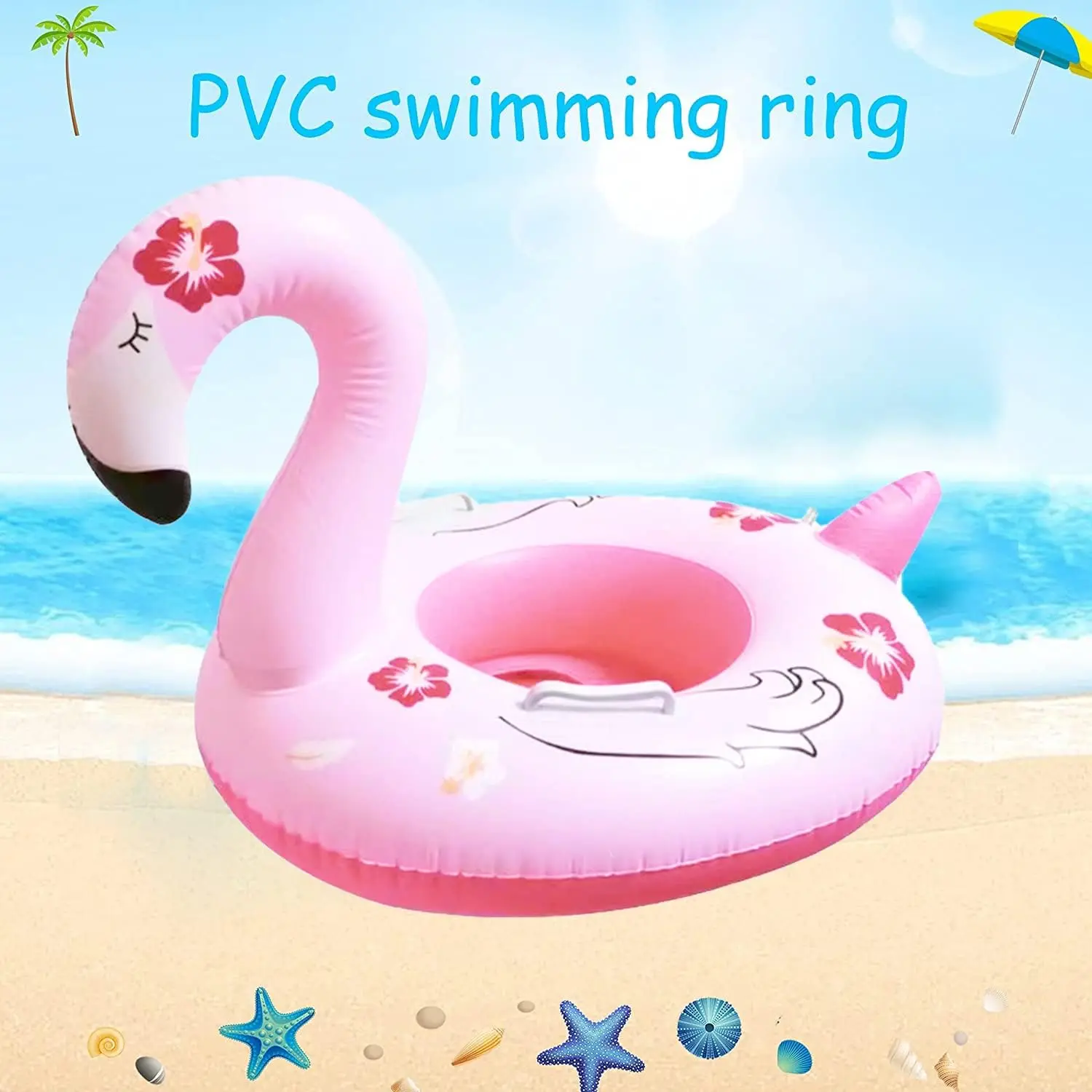 Sommer Aufblasbare Spielzeug Schwimm Sitz Flamingo Form Wasser Schwimmen Ring für Baby Outdoor Pool Aufblasbare Schwimmen Ring Wasser Spielzeug