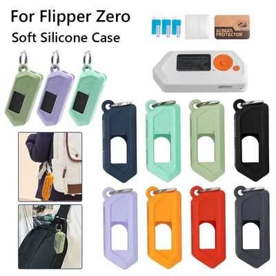 Silikon hülle für Flipper Zero Game Zubehör Anti-Drop stoß feste Spiel gehäuse Schutzhülle Abdeckung Image