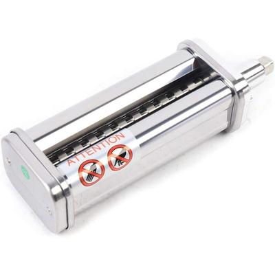 Edelstahl Nudelaufsatz für Kitchenaid Küchenmaschine Pasta Roller Maker Zubehör Set Struktur aus