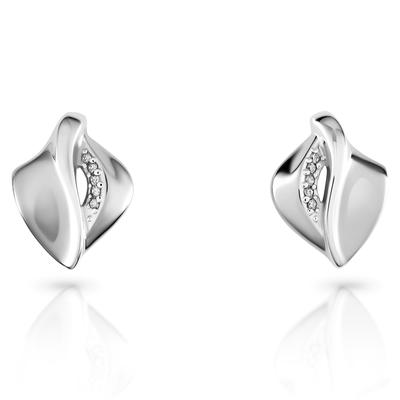 Orphelia 'Anet' Ohrstecker für Damen aus 925er Sterlingsilber - Silber ZO-7520 Image