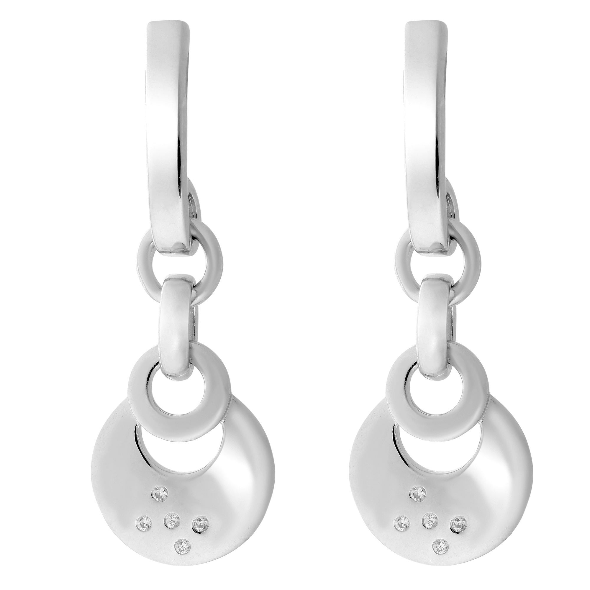 Orphelia 'Saga' Tropfenohrringe aus 925er Sterlingsilber für Damen - Silber ZO-7072 Image