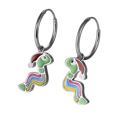 Orphelia 'Schlange' Tropfenohrringe aus 925er Sterlingsilber für Kinder - Silber ZO-7454 Image