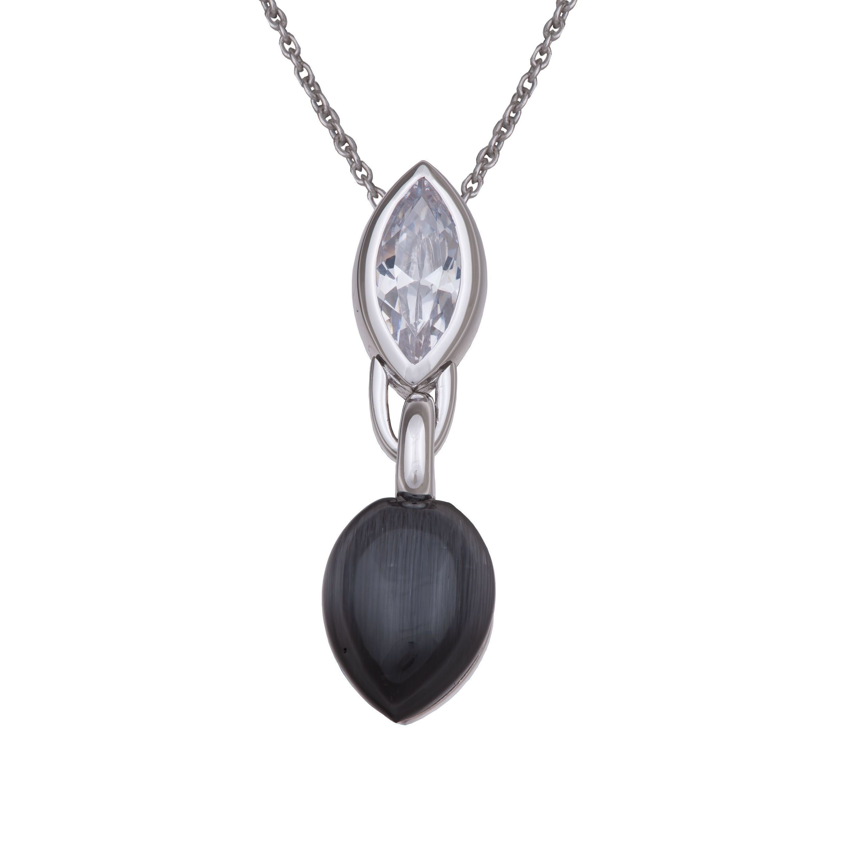 Orphelia Damen-Kette aus 925er Sterlingsilber mit Anhänger – Silber ZH-4531 Image