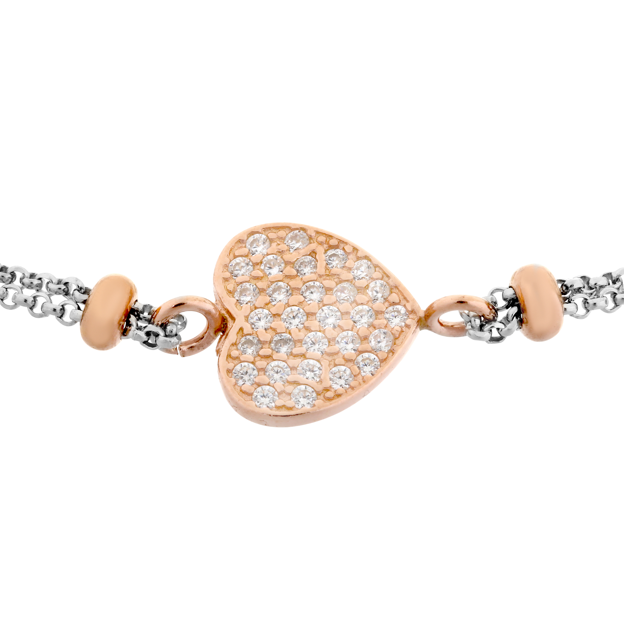Orphelia Damen-Armband aus 925er Sterlingsilber – Silber/Rosé ZA-7195 Image