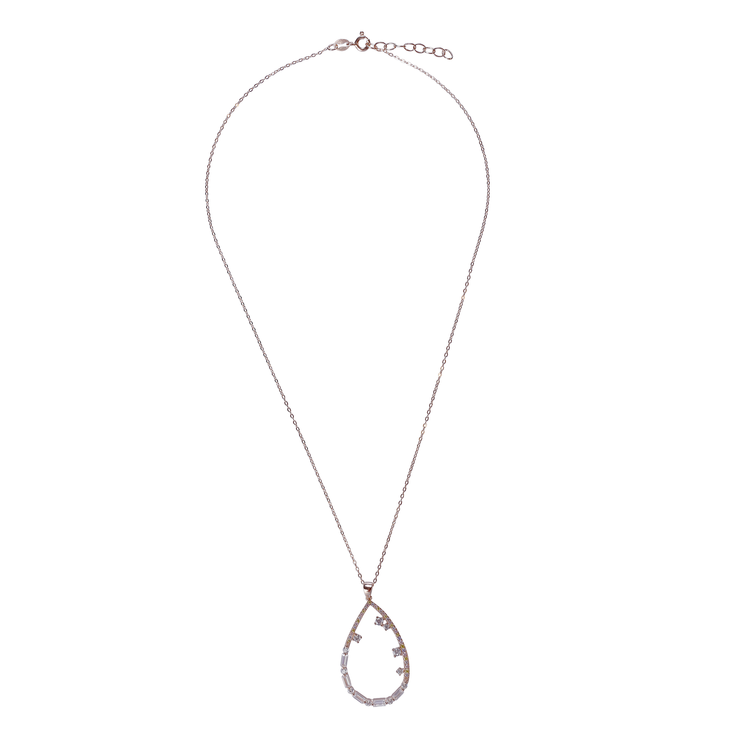 Orphelia 'Islia' Damenkette mit Anhänger aus 925er Sterlingsilber - Rosé ZH-7423/RG Image