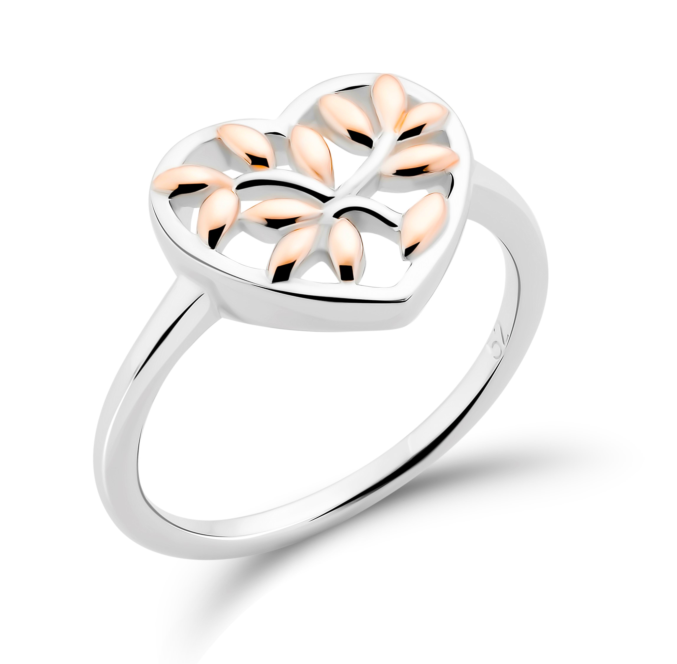 Orphelia Damen-Ring Sterling-Silber 925 – Silber/Rosé ZR-7474