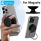 Grippopso Mobile Phone Finger Holder Socket Magnetic Cell Phone Grip Stand Finger Ring Kickstand Rotation Universal Phone Stand