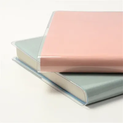 Transparent PVC Protective Sleeve A6/A5 Notebook Cover Binder Books Cover Waterproof Fit for Most