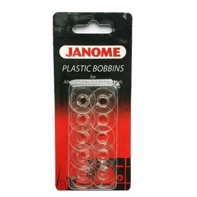 10Pcs/Pack JANOME Household Multi functional Sewing Machine Shuttle Core Winding Core Transparent Plastic Shuttle Core