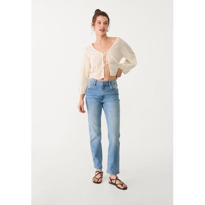 Stradivarius 1465 Slim-fit mom jeans Medium blue 6