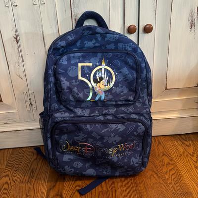 Disney Bags | Walt Disney World 50th Anniversary Cooler Backpack. Nwot | Color: Blue | Size: Os
