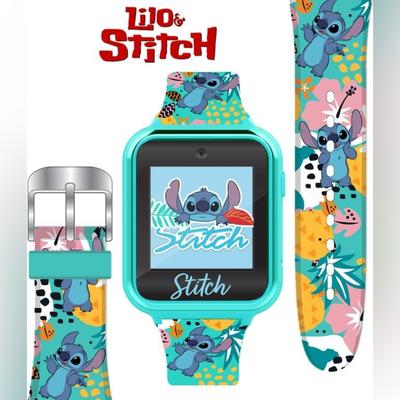 Disney Accessories | Disney Stitch Kids Smart Watch Nib | Color: Blue | Size: Osbb