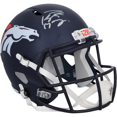 Peyton Manning Denver Broncos signierter Riddell 2024 Speed Replica-Helm Image