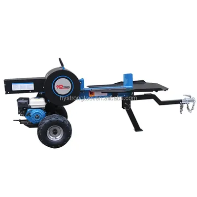 34ton 14HP Forestry Machine Wood Splitter HY34T-GL Electric Kinetic Log Splitter with 22 26 30 40