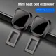 2PCS Clip per cintura di sicurezza per auto Estensione Blocco di sicurezza Spina per fibbia Estensione per clip per cintura di sicurezza per Porsche BMW Audi Accessori interni per auto