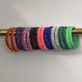Bracciale con orecchini di diamanti per danza latina 2 Design super flash Performance sul palco Accessori esclusivi con set di diamanti