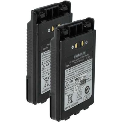 Vhbw - 2x Akku kompatibel mit Yaesu FT-2DR, FT-1DR, VX-8R, FT-8DR, FT-3D, VX-8GR, VX-8DR Funkgerät, Image